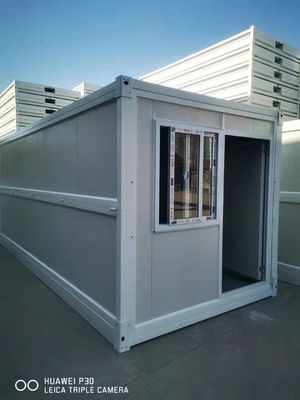 Стальной сэндвич панель расширяемый контейнерный дом для жизни в белом / сером / черном
