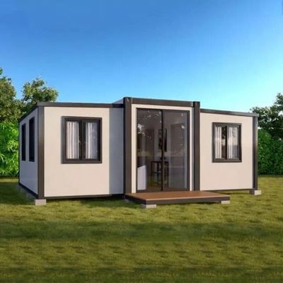 Зацинкованный стальной каркас с предварительно изготовленным расширяемым контейнерным домом для устойчивого строительства