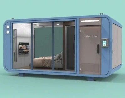 Мобильный жилой контейнерный дом с предварительной отделкой крошечный дом для спального кастрюли