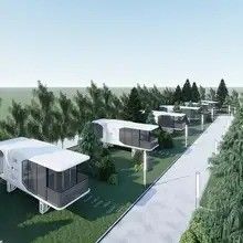 Стиль тропического дизайна Роскошный современный открытый портативный мобильный глампинг