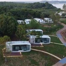 Стиль тропического дизайна Роскошный современный открытый портативный мобильный глампинг