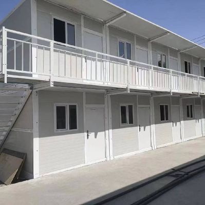 Предварительно сконструированный 20ft офисный плоский пакет складной контейнерный дом с PVC скользящим окном
