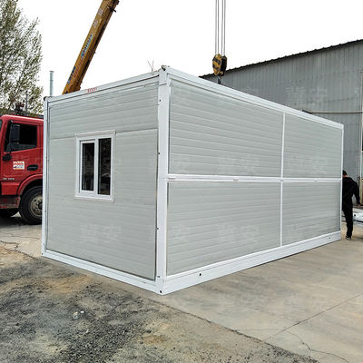 Легкая установка 20ft стальной сэндвич панель портативный готовый складной контейнерный дом