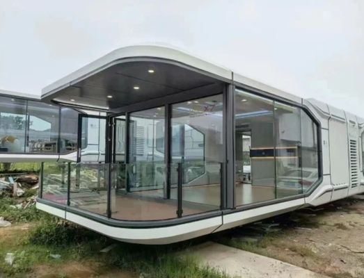Современный дом в стиле космической капсулы для размещения в отеле