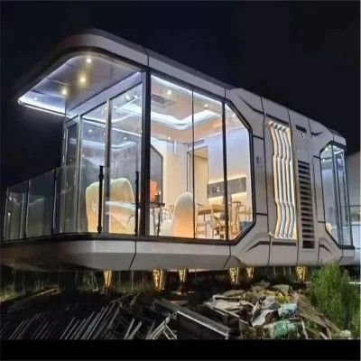 Предварительно сконструированный дом Садовый дом Мобильный дом Стальная конструкция Здание Дом для отдыха