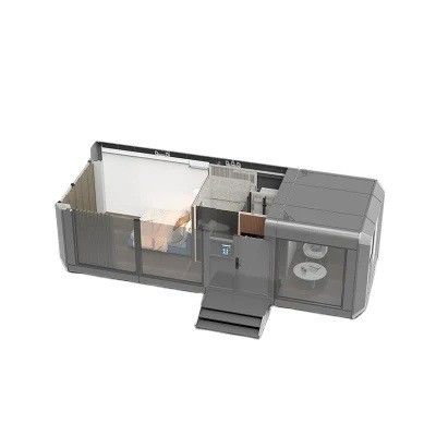 Современный элегантный дизайн сэндвич панель Prefab капсула крошечный дом