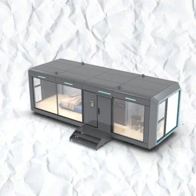 Современный элегантный дизайн сэндвич панель Prefab капсула крошечный дом