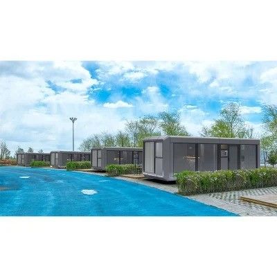 Современный элегантный дизайн сэндвич панель Prefab капсула крошечный дом