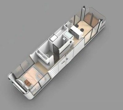 Стальные двери Модульный дом Судно Дом Космический дом Капсула Маленькие дома