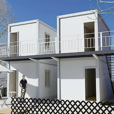 Быстрая сборка Flat Pack Container Prefab House с стальной сэндвич-панелью