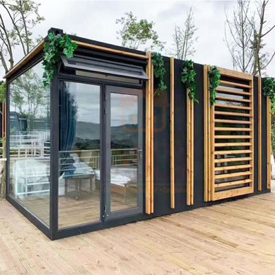 Быстрый монтаж Prefab Container House с PVC Сдвижные окна свет аксессуары