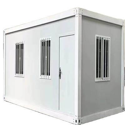 Зацинкованный стальной каркас Контейнерный дом с устойчивыми к погодным условиям материалами