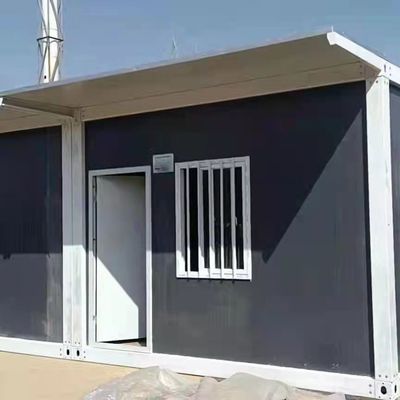 Гостиничный Prefab Flat Pack Контейнерный дом с PVC Сдвижным окном Простота дизайна