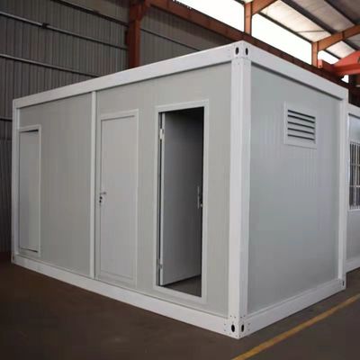 Гостиничный Prefab Flat Pack Контейнерный дом с PVC Сдвижным окном Простота дизайна