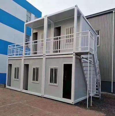 Гостиничный Prefab Flat Pack Контейнерный дом с PVC Сдвижным окном Простота дизайна