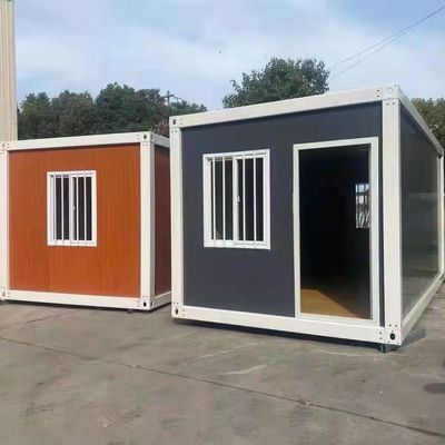 Гостиничный Prefab Flat Pack Контейнерный дом с PVC Сдвижным окном Простота дизайна