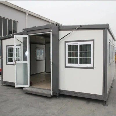 Мастерская Хранилище 20FT 40FT Современный стальной сборный крошечный мобильный модульный расширяемый дом