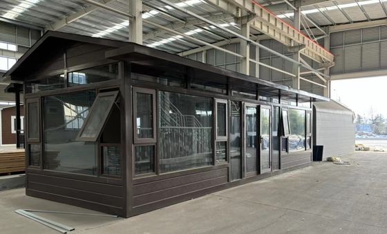Алюминиевое окно портативный контейнерный дом для проживания в гостях отеля сад спальня и быстрого строительства