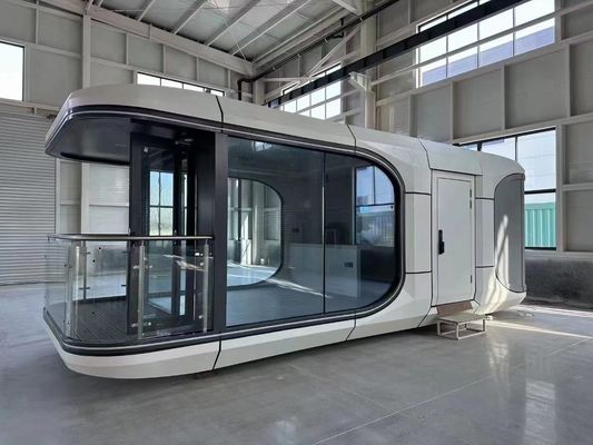 Легкий стальной дом портативный сборный роскошный контейнер космической капсулы