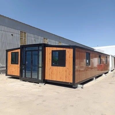Защита окружающей среды 2 спальные комнаты Контейнерный дом с стальной дверью