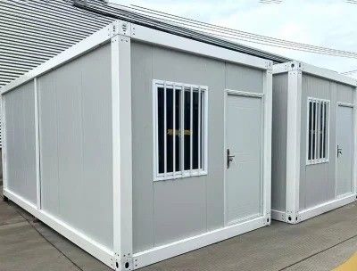 20ft складываемый контейнер дома Дом на открытом воздухе сборные сараи Хранилище для универсальных