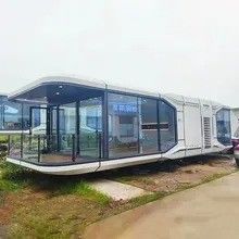 Luxury Prefab House Fat Pack Container House для солнечной космической капсулы