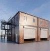 Роскошное офисное здание Перерабатываемый сборный контейнерный дом для семейного проживания
