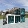 Роскошное офисное здание Перерабатываемый сборный контейнерный дом для семейного проживания