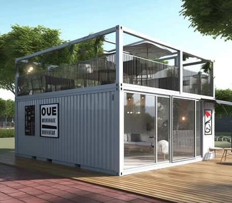 20ft/40ft оцинкованная стальная рама легкая сталь съемный контейнер сборный дом