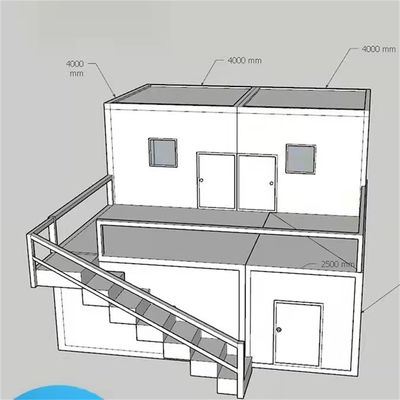 20ft / 40ft сборные плоские пакеты сборные дома для REACHTOP модульных
