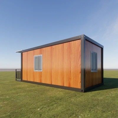 Современный стандарт дизайна Разъемные крошечные контейнерные дома с стальной конструкцией