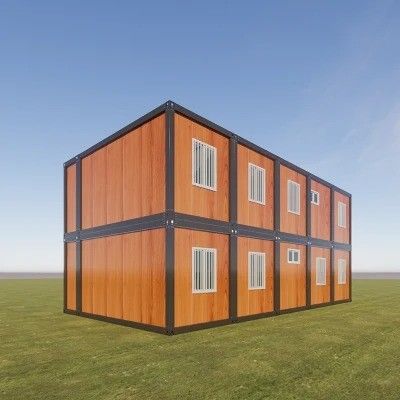 Современный стандарт дизайна Разъемные крошечные контейнерные дома с стальной конструкцией