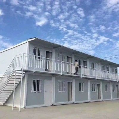 Спальня Мобильный жилой контейнерный дом для стальной конструкции Домашний дизайн панели