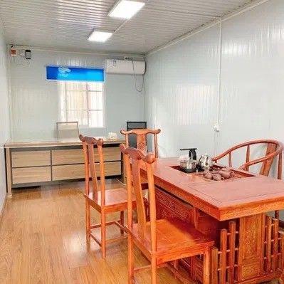 Спальня Мобильный жилой контейнерный дом для стальной конструкции Домашний дизайн панели