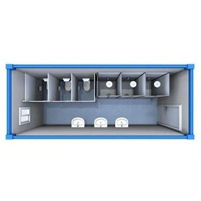 20FT/40FT стальной контейнерный дом/домашний мобильный туалет для доступной модульной жизни