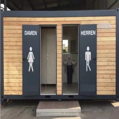 20FT/40FT стальной контейнерный дом/домашний мобильный туалет для доступной модульной жизни