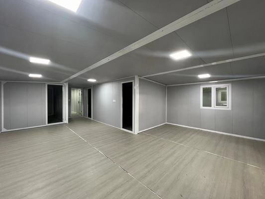 Отель расширяемый плоский контейнерный дом с PVC-сдвижным окном 20ft 30ft 40ft