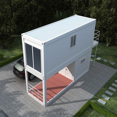 Модульный 40ft Flat Pack Steel Container Villa House с преимуществом быстрой установки