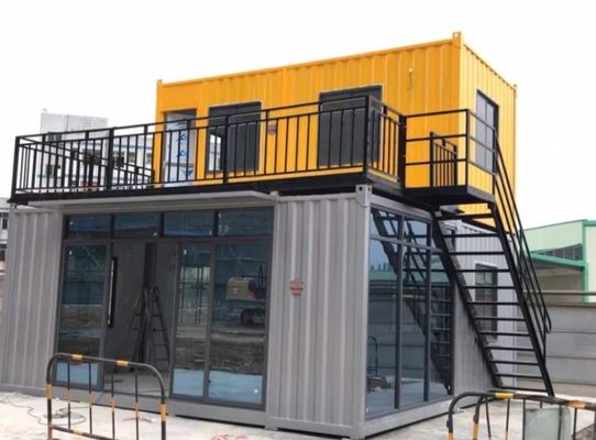 Плоская упаковка контейнер с изоляцией Огнестойкая каменная шерсть сэндвич панель в индивидуальном цвете