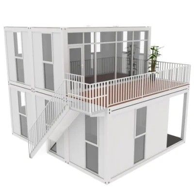 20ft или 40ft мобильный жилой контейнерный дом с индивидуальной оцинкованной стальной структурой