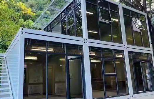 Flat Pack Container Detachable Steel Door Office Мобильный Модульный Стеклянный Стенный Маленький Дом